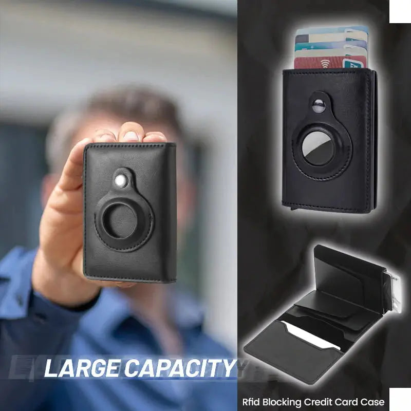 🔥2026-os legkelendőbb termék🔥 RFID-árnyékolt bankkártya-tartó (prémium minőségű valódi bőr)