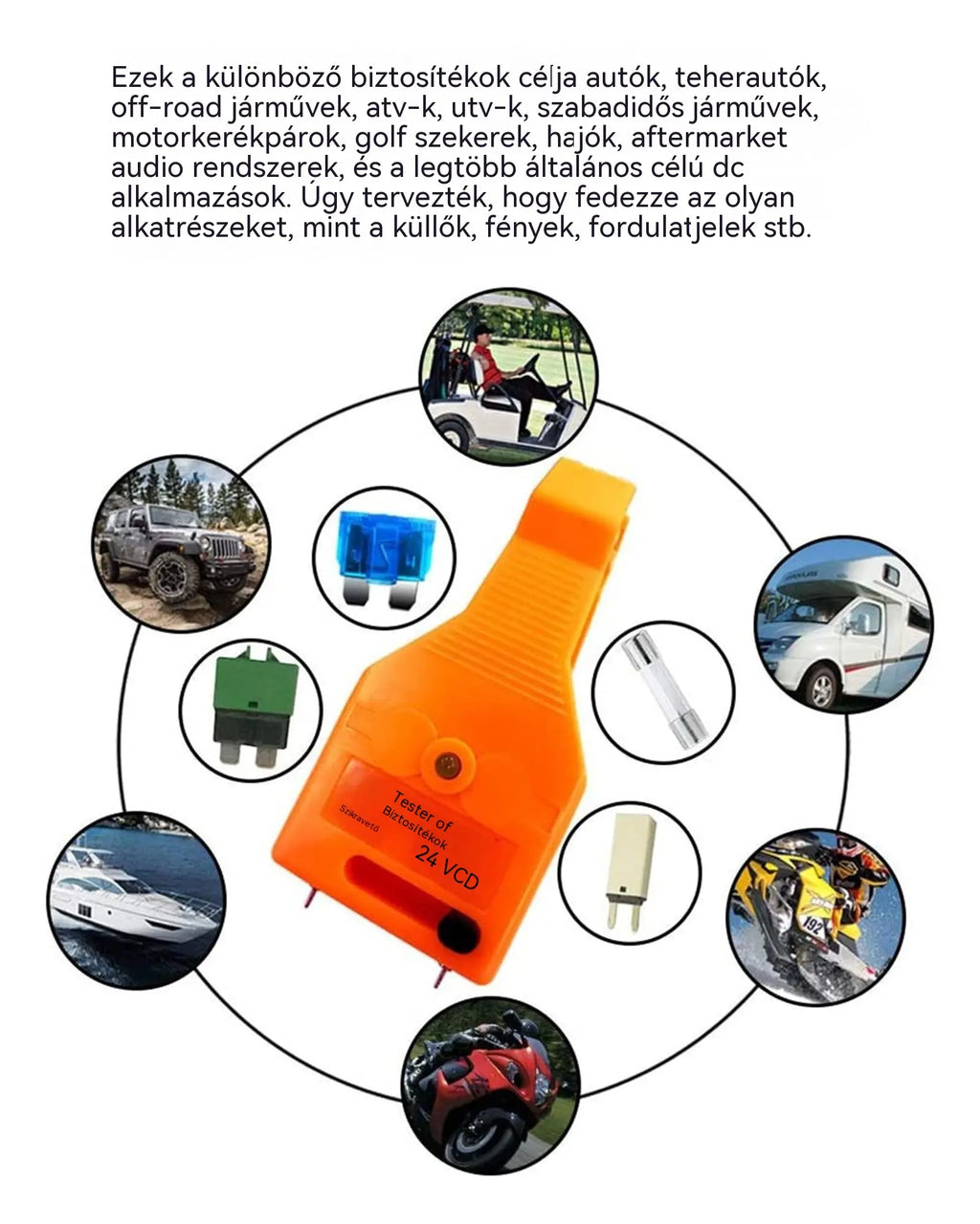 🚗⚡ 2 az 1-ben Biztosíték Tesztelő és Kiszedő Szerszám – Gyors, Praktikus és Univerzális 🔧