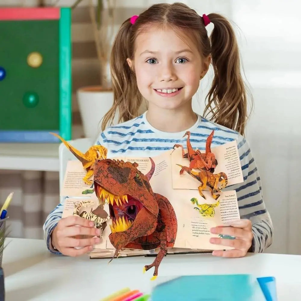 📕 3DEnclopediaPrehistoricDinozavriPop-up knjiga Enciklopedija dinozavrov