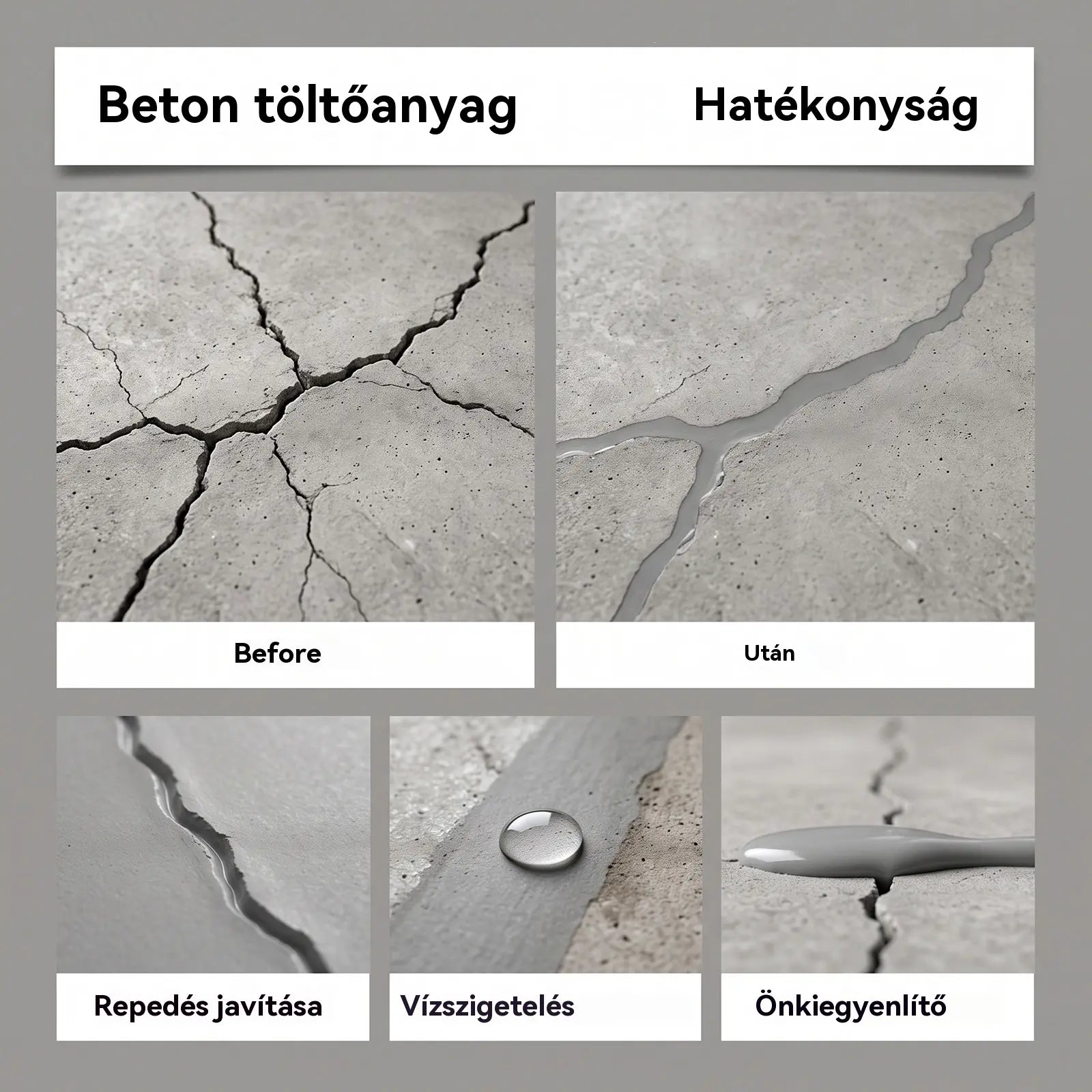 🧱Mindennapi multifunkcionális bútor-, padló- és falrepedés-javító és vízszigetelő szer