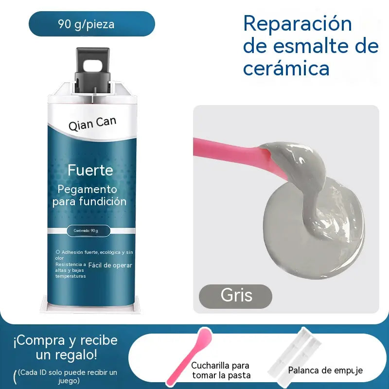 【Juego de 3 piezas】 🔥🛠️Pegamento reparador de metal AB de alta resistencia