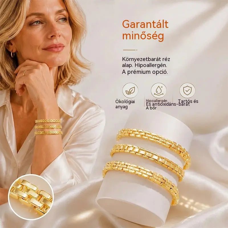 ✨ 50% KEDVEZMÉNY! 🔷 Geometrikus szemekből álló karkötő: minimalista, modern és finom. Tökéletes mindennapi viseletre vagy visszafogott kiegészítőként. Kényelmes és sokoldalú. 💫