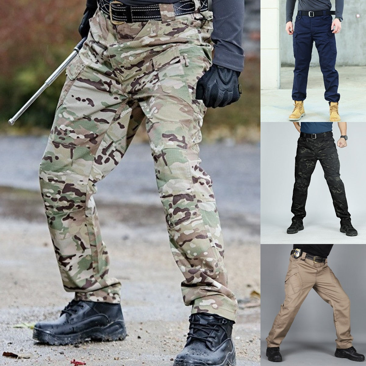 🔥【Kupite 1, dobite 1 brezplačno】🔥【S-6XL】Moške vojaške hlače kargo hlače❤️(40-105 kg)