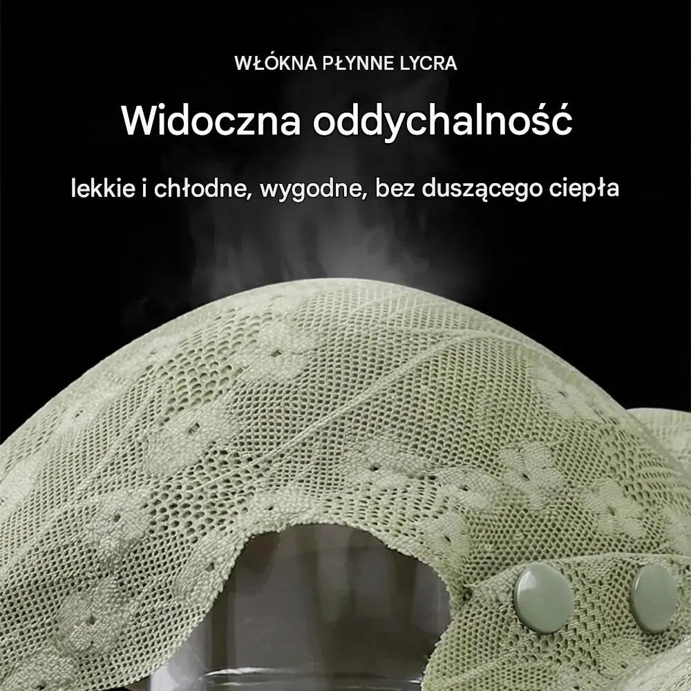 1 zestaw 109 zł😍【3-częściowy zestaw】Biustonosz damski bez fiszbin z guzikami z przodu ❤️【40-100 kg】