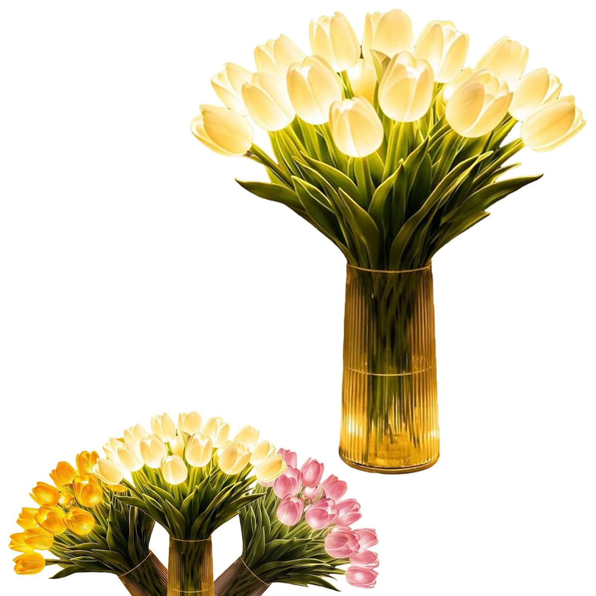 🌷🌷Bukiet 15 tulipanów – lampka nocna