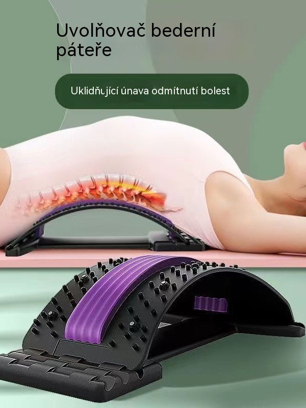 Úľava 3 v 1 Magnet, akupresúra a trakcia Magnetická terapia Akupunktúra Masáž Lumbálny tlakomer