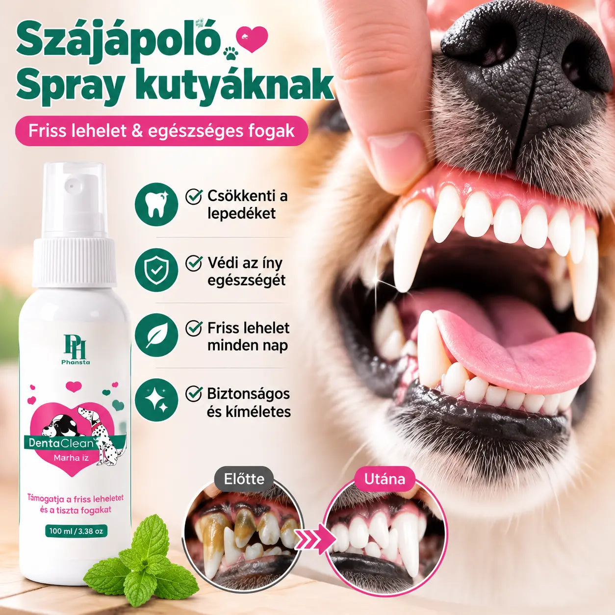 🐶🐱【Vásárolj egyet, kapsz egyet ingyen】Állatszőr- és fogtisztító spray