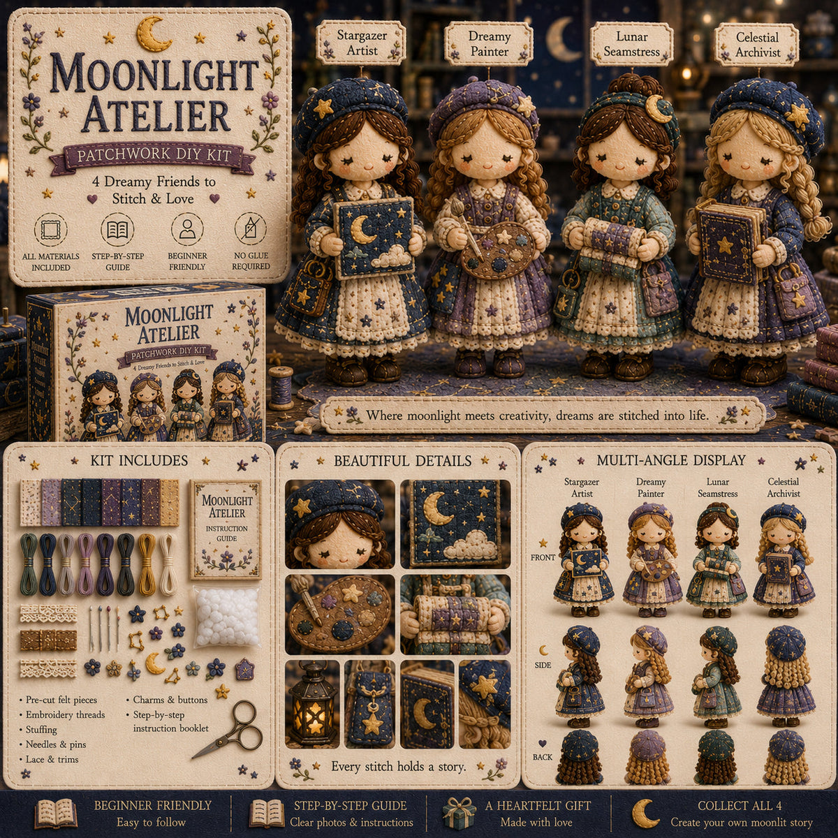 Utolsó nap: Élvezd a 49% kedvezményt!  Miniatűr patchwork készlet a Miniature World sorozatból.