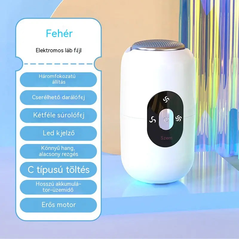 Új 5 az 1-ben elektromos lábkerék, kompakt automata lábpedikűr kerék