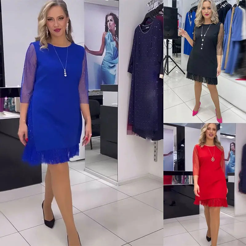 nuevo vestido elegante de primavera