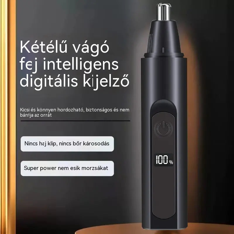 👃Orrszőrnyíró az orrlyukak tisztításához, újratölthető és hordozható