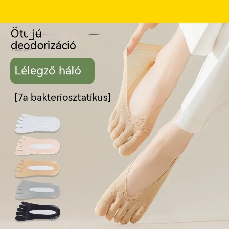 🔥Akciós🔥Unisex Láthatatlan Korrekciós Ötujjú Zokni