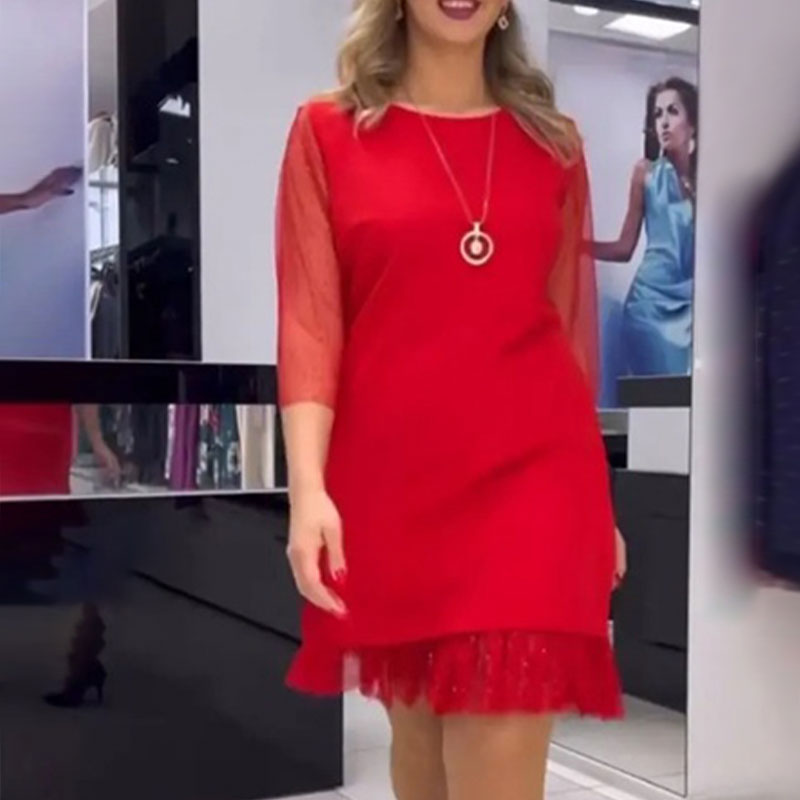 nuevo vestido elegante de primavera