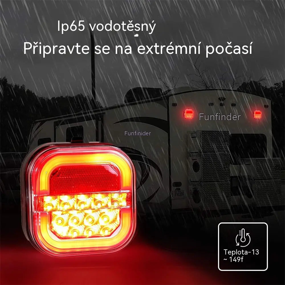 LED světla pro přívěs auta
