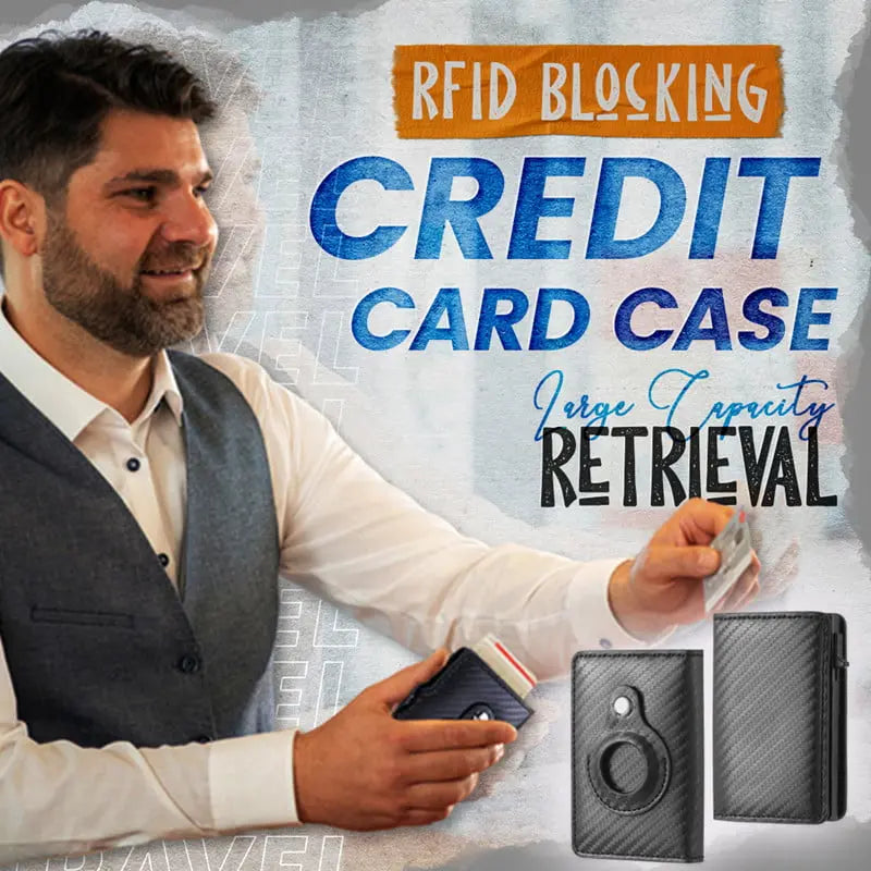 🔥2026-os legkelendőbb termék🔥 RFID-árnyékolt bankkártya-tartó (prémium minőségű valódi bőr)