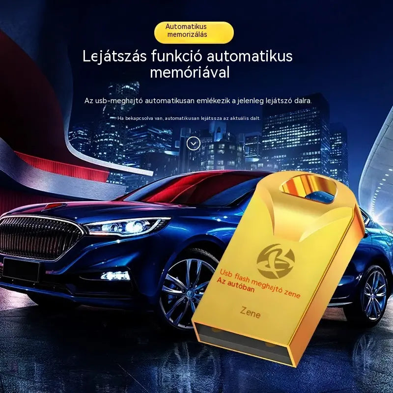 🔥🔥【32 GB】Kiváló minőségű univerzális USB flash meghajtó autós zenéhez【2500 népszerű dal + 100 videó】