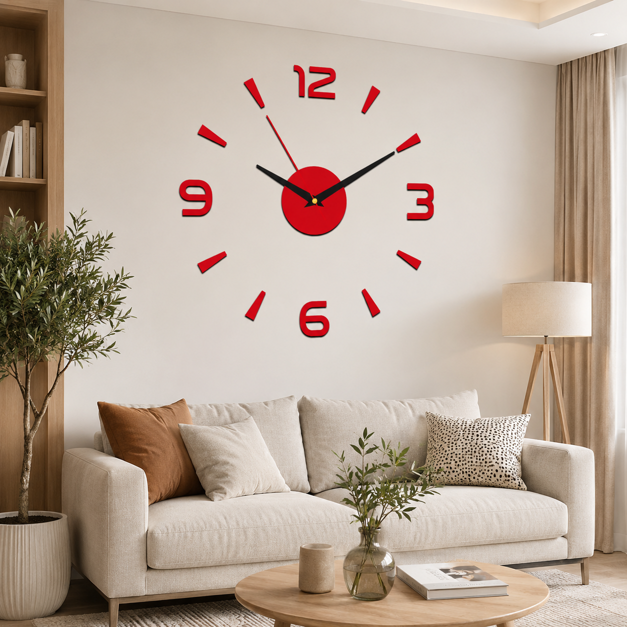 🕑✨Reloj de pared acrílico luminoso 3D sin necesidad de taladrar (requiere montaje)