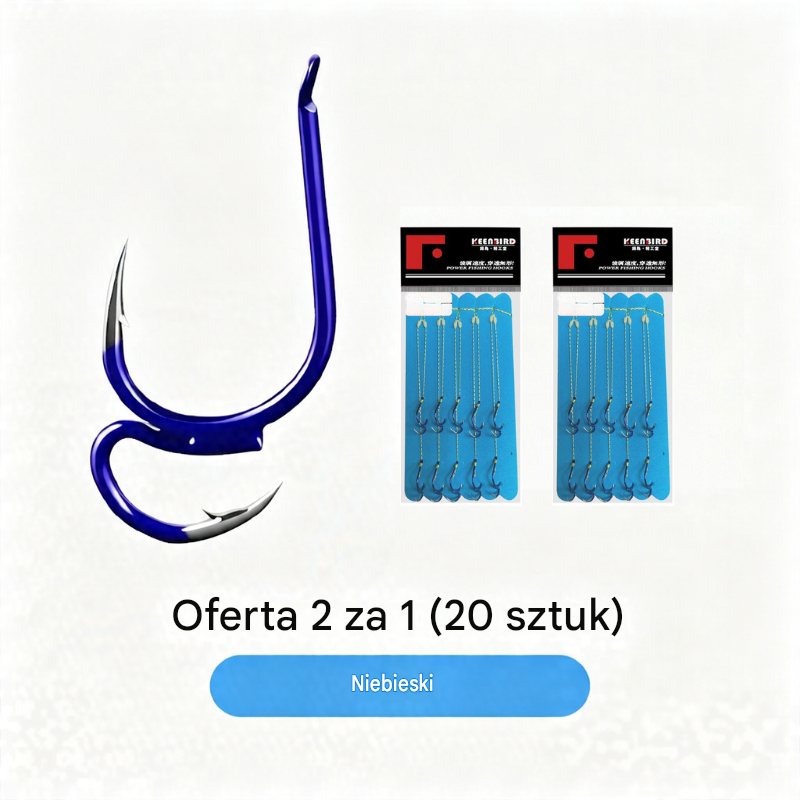 🔥✅ 20 kusů za 530 Kč ❤️‍🔥 (20 ks) Ultra ostré klasické dvojité rybářské háčky