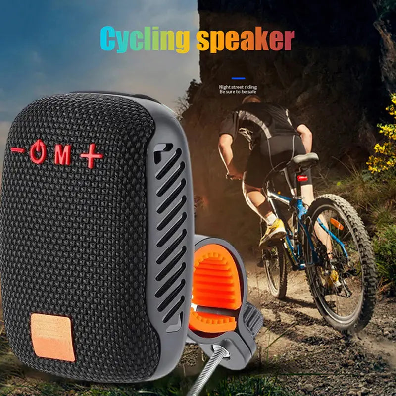 Vodootporni Bluetooth zvučnik za bicikle – IPX5, TWS stereo, hands-free pozivi. Sigurna montaža, domet 70 m. Pedalirajte u ritmu!
